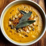 Honeynut-Kürbis Rote Linsen Suppe für kalte Tage